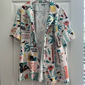 Zara Pop Art Shirt (or cover up👙)